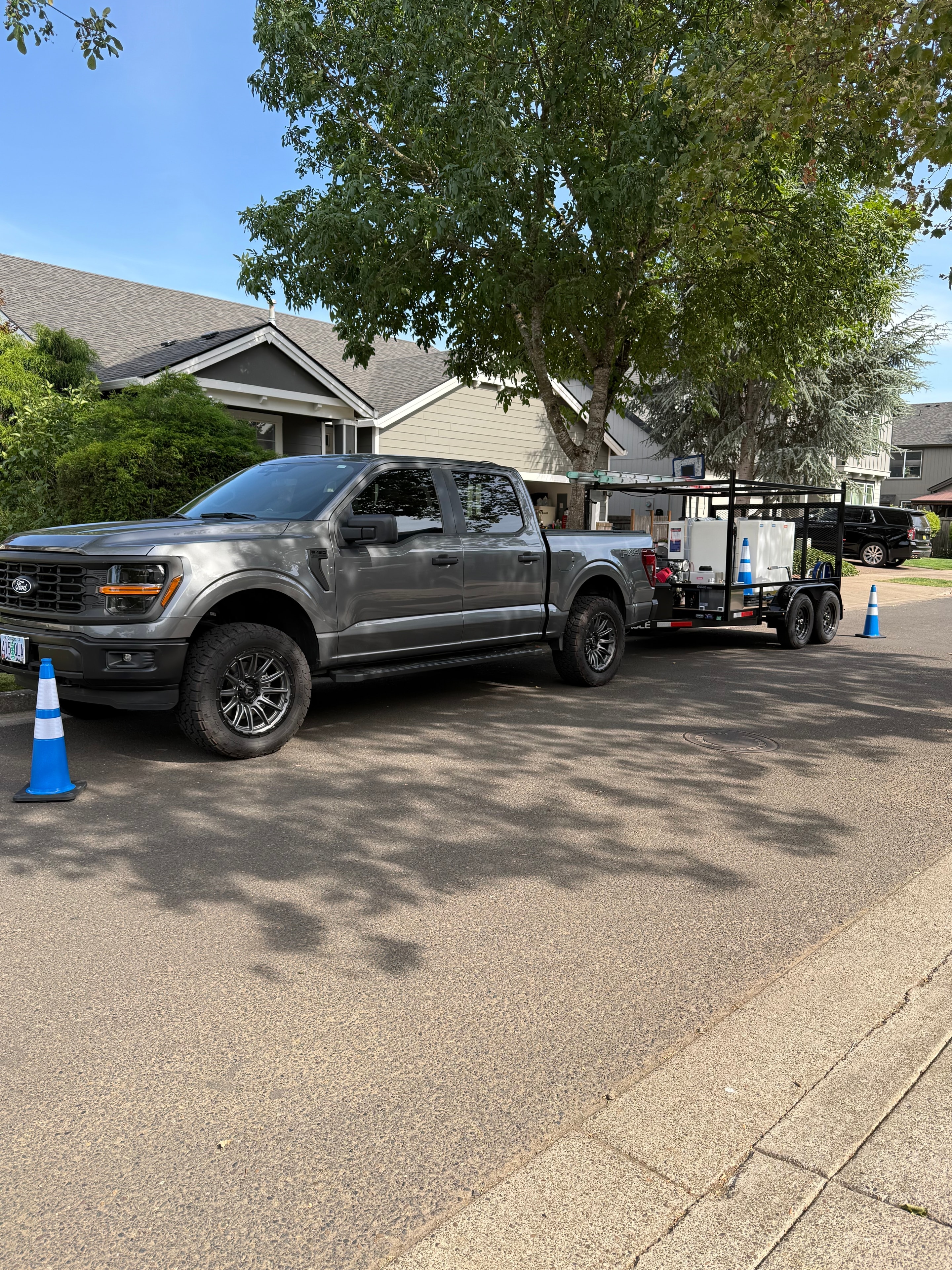 Pressure Zone Soft Wash crew at work